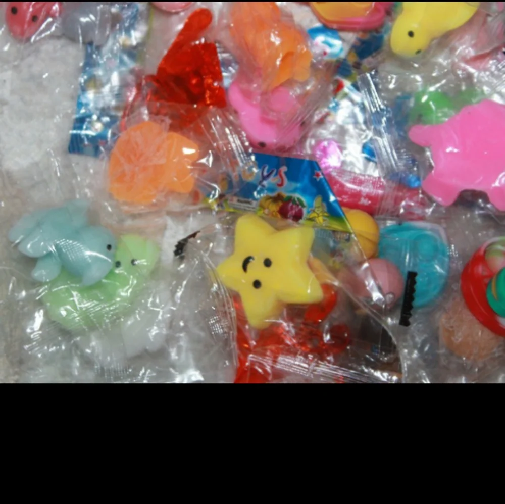 Kawaii Party Favors Box of Classroom Prizes Including 61 Pcs Squishy Toys
